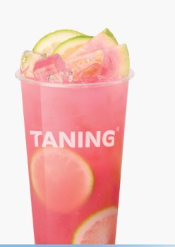 Pink guava lemon tea cup